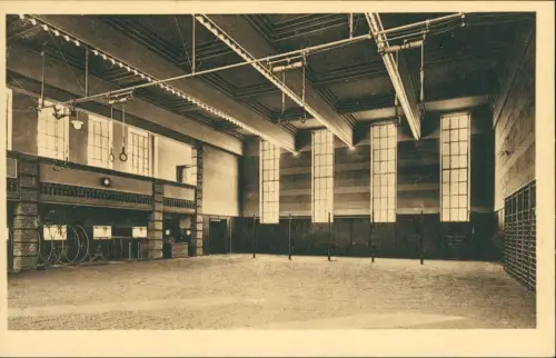 Charlottenburg-Berlin Deutsche Turnschule, Volksturnhalle - Innen 1924