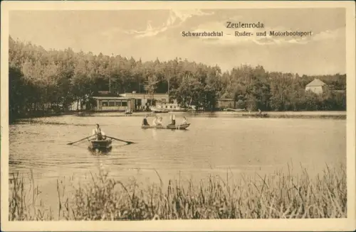 Zeulenroda-Zeulenroda-Triebes Schwarzbachtal Ruder- und Motorbootsport 1928