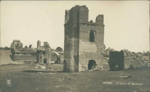 Cartolina Rom Roma Il circo di Romolo - Fotokarte 1912