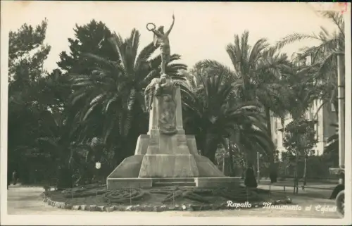 Cartolina Rapallo Rapallo Monumento ai Caduti - Fotokarte 1930