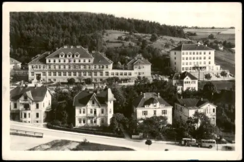 Luhatschowitz Luhačovice Kurhäuser Arco und Morava, Lázně Luhačovice 1950