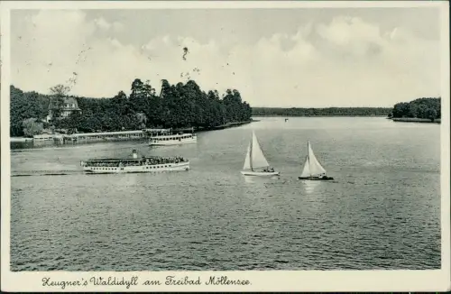 Grünheide (Mark) Zeugner's Waldidyll am Freibad Möllensee. Erkner 1938
