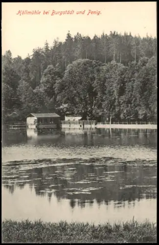 Ansichtskarte Penig (Mulde) Höllmühle bei Burgstädt 1915
