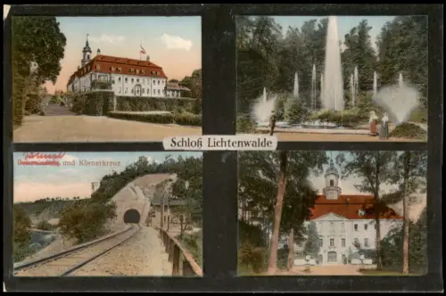 Lichtenwalde-Niederwiesa 4 Bild Schloß Lichtenwalde Körnerkreuz 1915