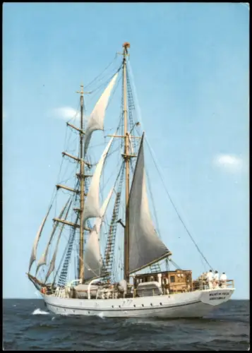 Ansichtskarte  Segelschulschiff Wilhelm Pieck 1970