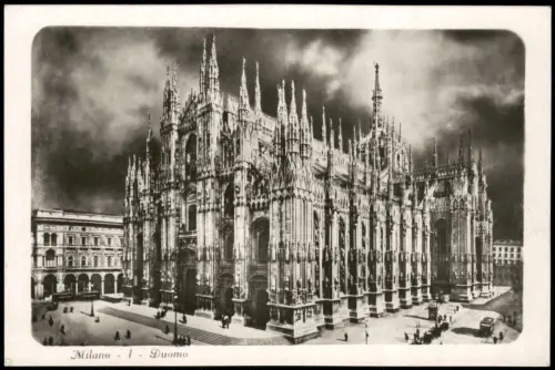 Cartolina Mailand Milano Duomo di Milano 1930