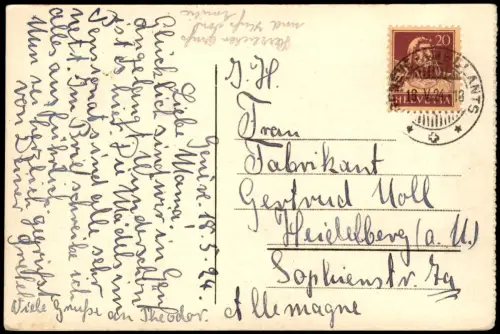 Ansichtskarte Genf Genève dans la Rade - Repos du Soir 1924