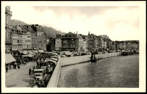 Postkaart Lüttich Luik Lîdje Markt an Uferstraße 1915