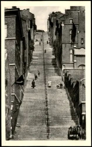 Postkaart Lüttich Luik Lîdje La Montagne de Bueren 1910