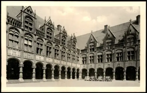 Postkaart Lüttich Luik Lîdje Palais des Princes-Evêques, Innenhof 1930