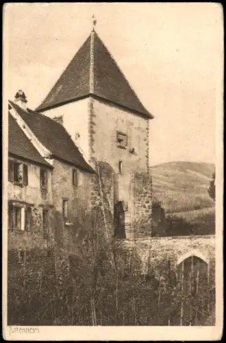 CPA Türkheim Turckheim Porte du Brand (Öltor) 1910