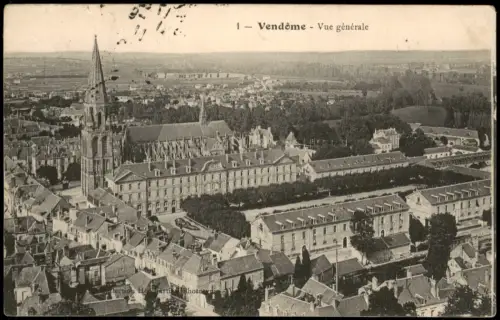 CPA Vendôme Vue générale 1910
