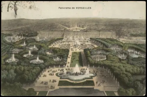CPA Versailles Panorama von Versailles 1910