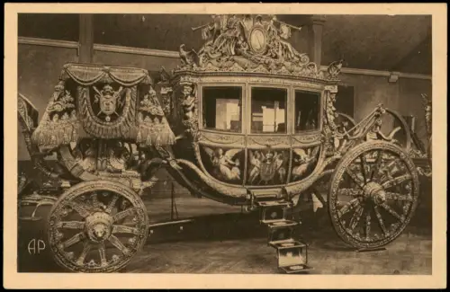 CPA Versailles Krönungskutsche Karls X. 1910
