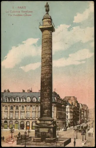 CPA Paris Die Vendôme-Säule 1925