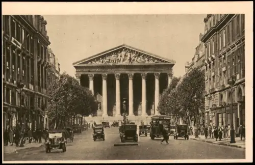 CPA Paris La Madeleine und Rue Royale, Paris 1930