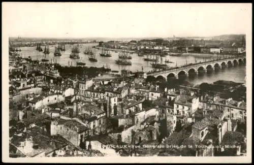 CPA Bordeaux Bordeaux: Gesamtansicht vom Turm Saint-Michel 1905