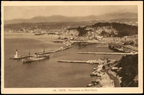 CPA Nizza Nice Promenade am Mont-Boron 1915