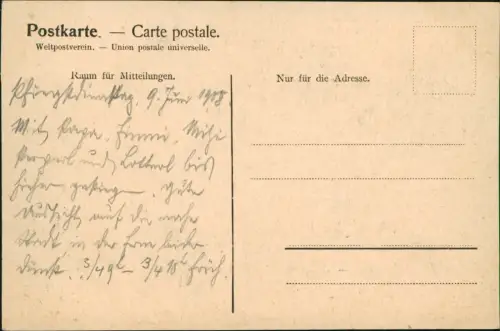 Ansichtskarte Wien Stephansdom Turmzimmer. 1908