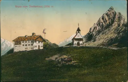Cartolina Ratschings Racines Jaufenhaus 1912  Südtirol