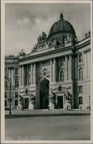 Ansichtskarte Wien Michaeler Burgtor 1955