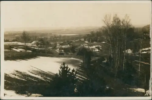 Ansichtskarte  Landschaft im Osten Fotokarte 1916  div. Feldpoststempel