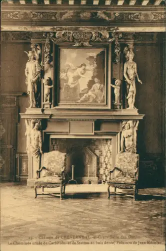 CPA Blois Schloss Cheverny - Salle des Gardes 1929