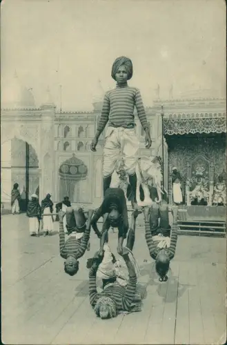 Ansichtskarte Stellingen-Hamburg indische Völkerschau - Hagenbeck 1911