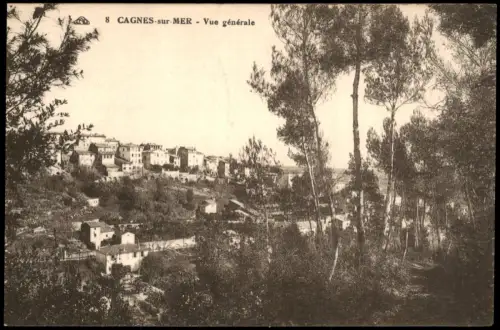 CPA Cagnes-sur-Mer Vue générale 1910
