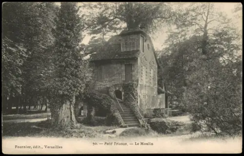 CPA Versailles Le Moulin im Petit Trianon 1910