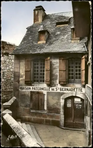 CPA Lourdes Lorda Maison Paternelle de Sainte Bernadette 1961