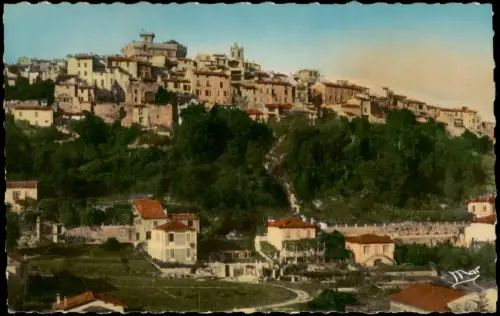 CPA Cagnes-sur-Mer Gesamtansicht 1950