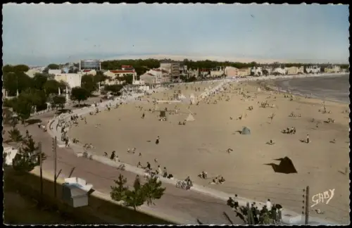 CPA Royan Strand La Grande Conche 1955