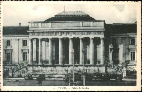 CPA Tours Palais de Justice 1950