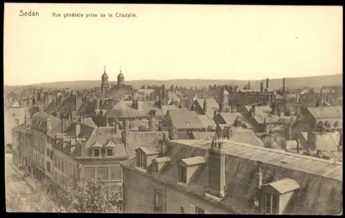 CPA Sedan Sedan Panorama-Ansicht von der Zitadelle aus 1910