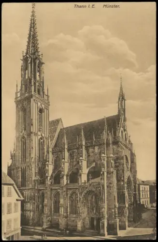 CPA Thann Theobaldusmünster 1915