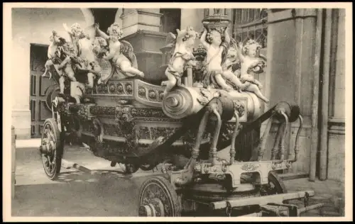 Postkaart Bergen Mons (Mont) Le Car d'Or Goldener Wagen 1940