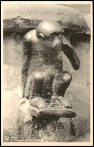 Postkaart Bergen Mons (Mont) Le Singe de la Grand Garde 1950