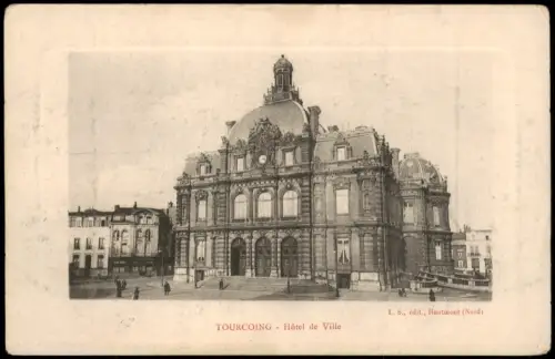 CPA Tourcoing Hôtel de Ville/Rathaus 1910