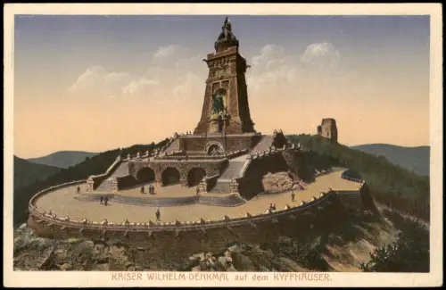 Ansichtskarte Rottleben (Thüringen) Kyffhäuser-Denkmal 1935