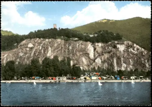 Cartolina Iseo Camping 'CAVE' in Pilzone d'Iseo am Iseosee 1960