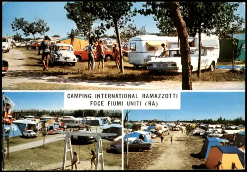 Lido di Dante Camping International Ramazzotti, Foce Fiumi Uniti 1979