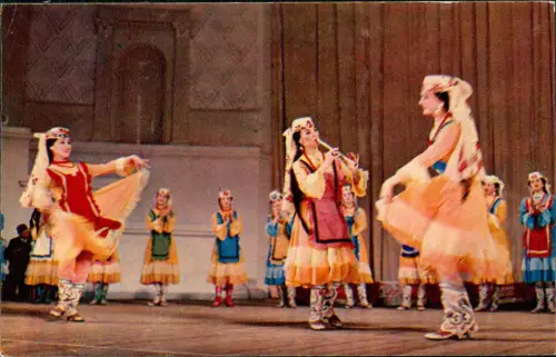 .Russland Rußland Россия ПО ТАТАРИИ tanzende Tatarinnen 1973