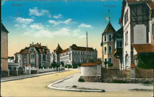 Ansichtskarte Bautzen Budyšin Partie in der Stiftsstrasse 1915