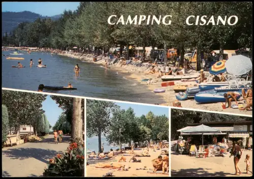 Cartolina Bardolino Mehrbildkarte Campingplatz am Seeufer 1997