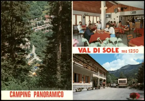 Cartolina Peio Camping Panoramico Val di Sole 2009