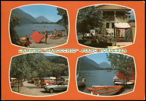 Piano Porlezza  Camping Ranocchio am Lago del Piano, Piano Porlezza 1983