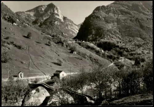 Ansichtskarte Lavertezzo Ponte dei Salti in Lavertezzo 1960