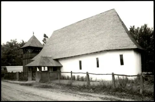 Postcard Tákos Reformierte Kirche mit hölzernem Glockenturm 1973