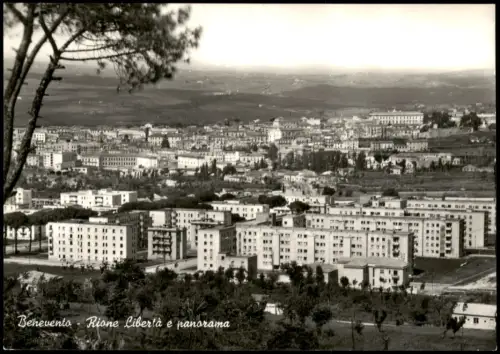 Benevento Liberty Quarter and panorama Freiheit Stadtviertel 1962